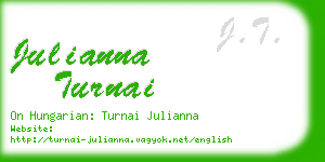 julianna turnai business card